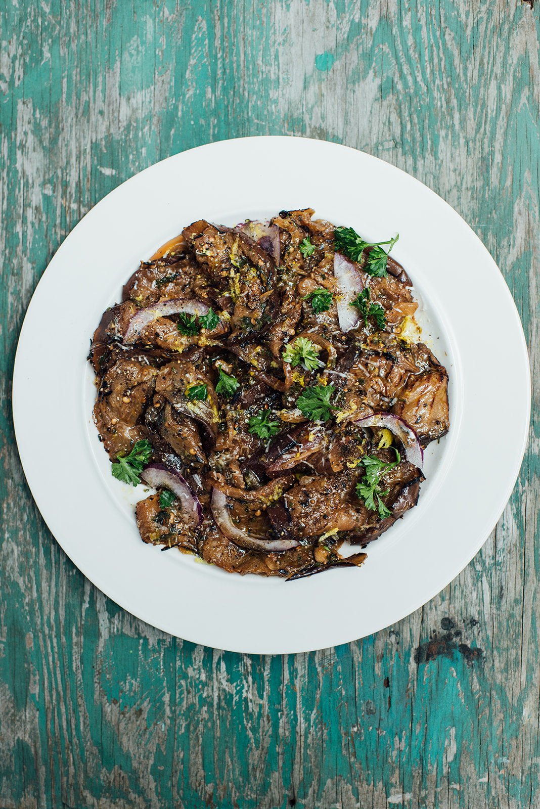 Grilled eggplant salad - G Pizzas 