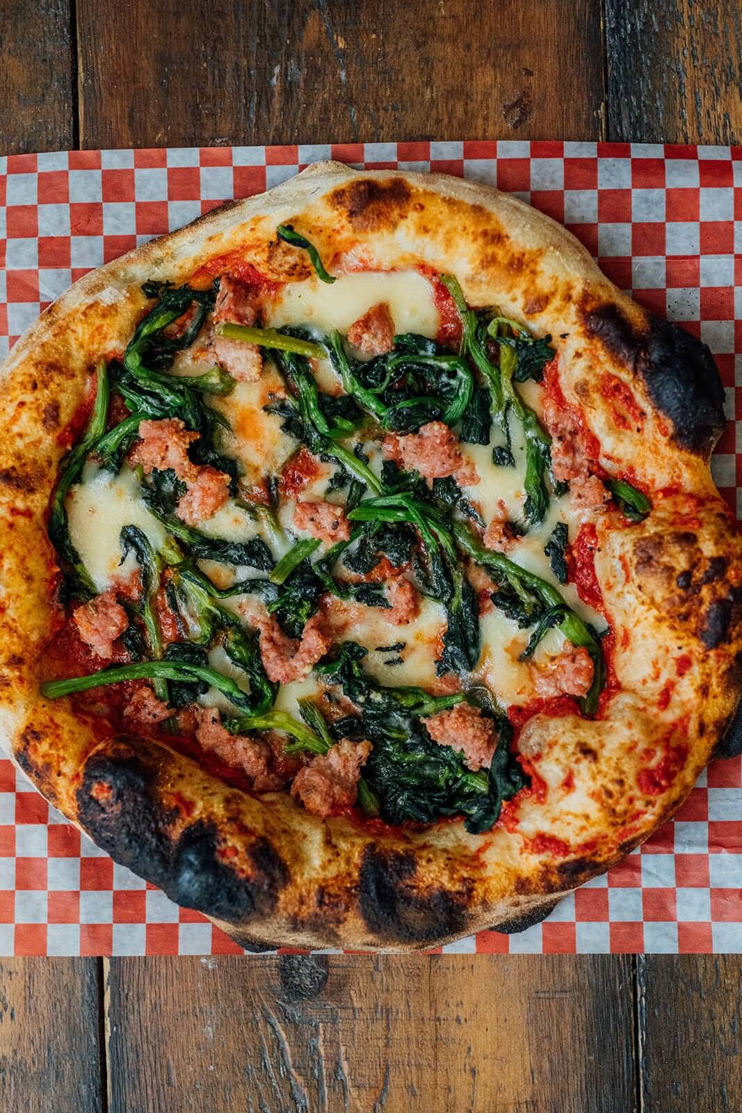 Rapini, Sausage & Hot Honey - G Pizzas 
